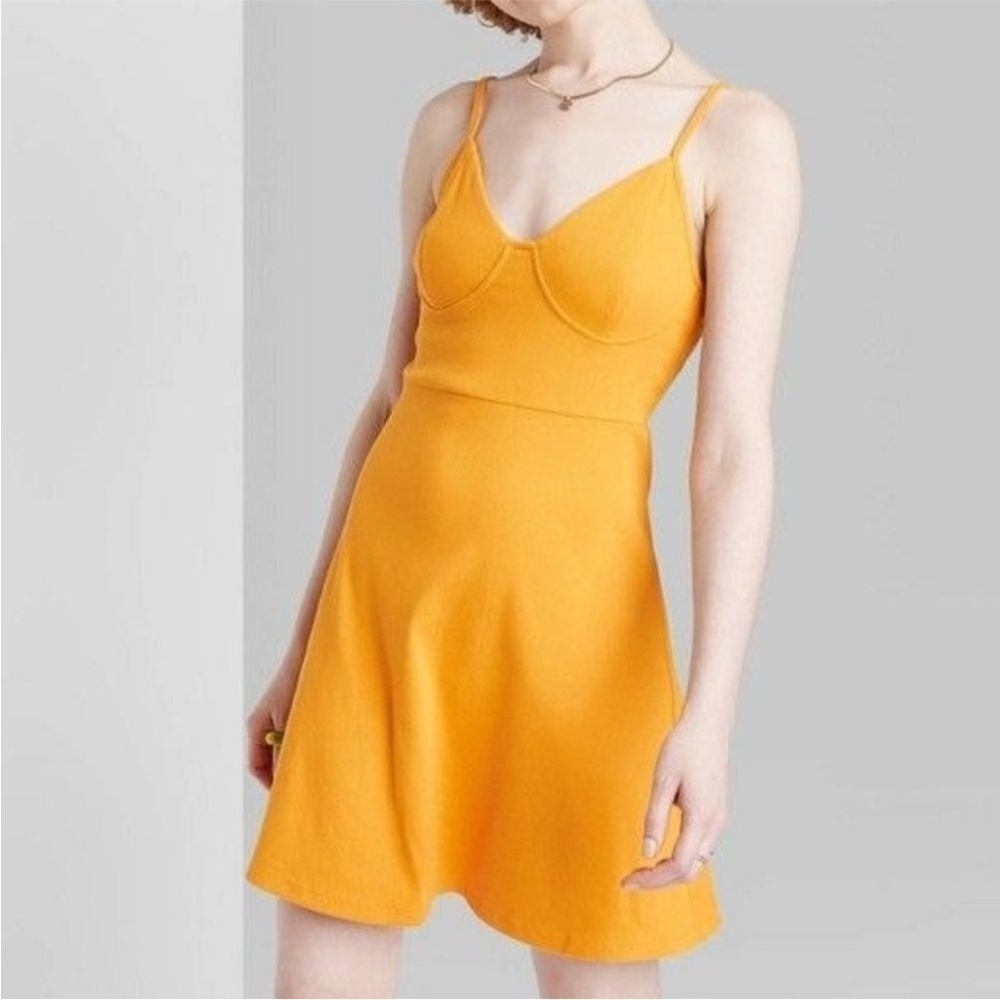 Wild fable Elegant Yellow gold Dress - Picture 2 of 9